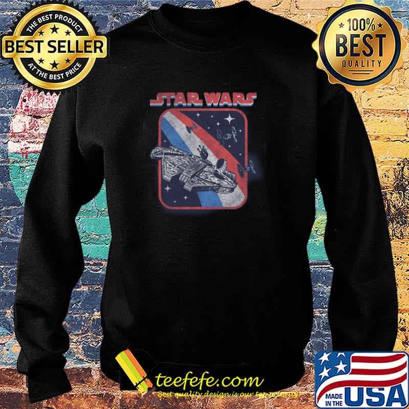 Millennium Falcon Americana Star Wars Shirt Sweater Millennium Falcon Americana Star Wars Shirt Sweater