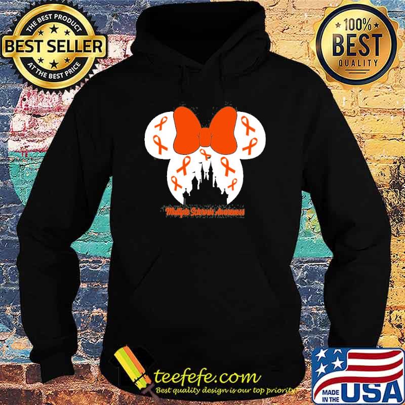 Minnie Mouse Multiple Sclerosis Awareness Month Orange Ribbon Shirt Hoodie Minnie Mouse Multiple Sclerosis Awareness Month Orange Ribbon Shirt Hoodie