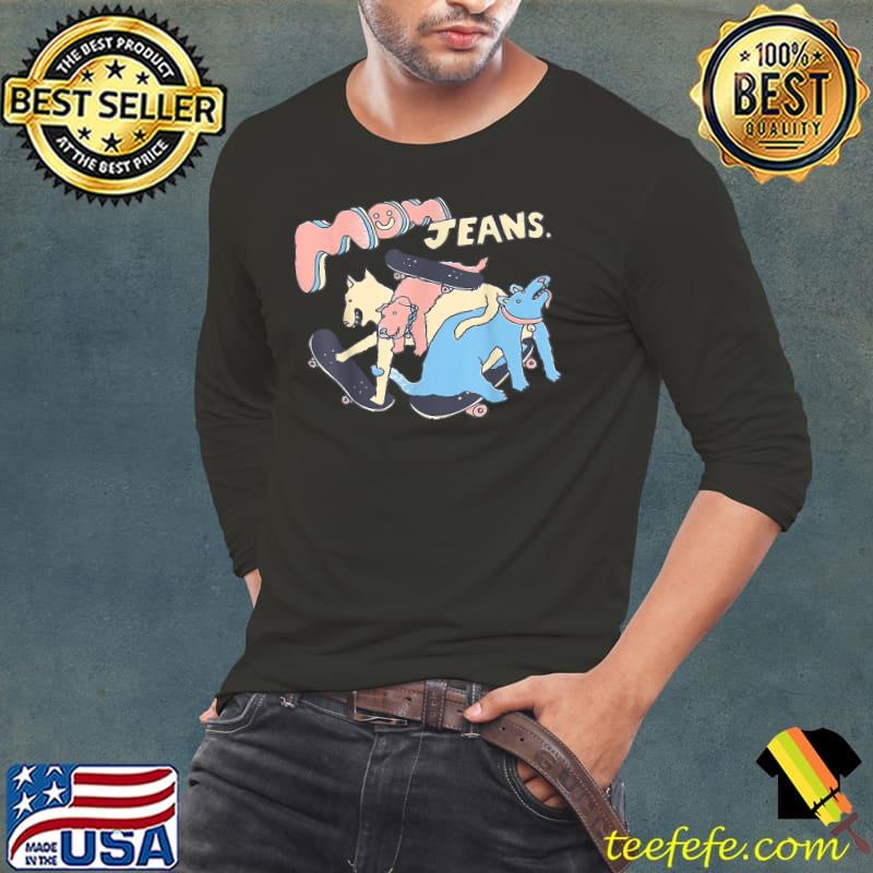 Mom Jeans band T-Shirt Long Sleeve Tee Mom Jeans band T-Shirt Long Sleeve Tee