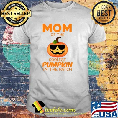 Mom Of The Coolest Pumpkin In The Patch Matching Halloween T-Shirt