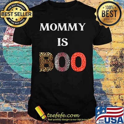 Mommy is My Boo Funny Daughter-Son Child Halloween T-Shirt