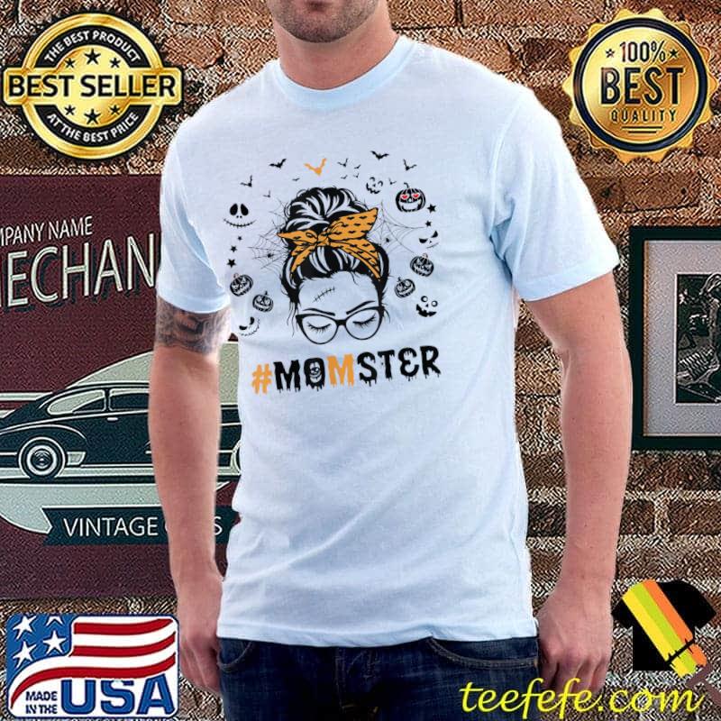 Momster Funny Pumpkin Face - Cute Bat Halloween Pumpkin T-Shirt Momster Funny Pumpkin Face - Cute Bat Halloween Pumpkin T-Shirt