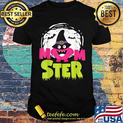 Momster Mom Mommy Monster Costume Mother Halloween T-Shirt