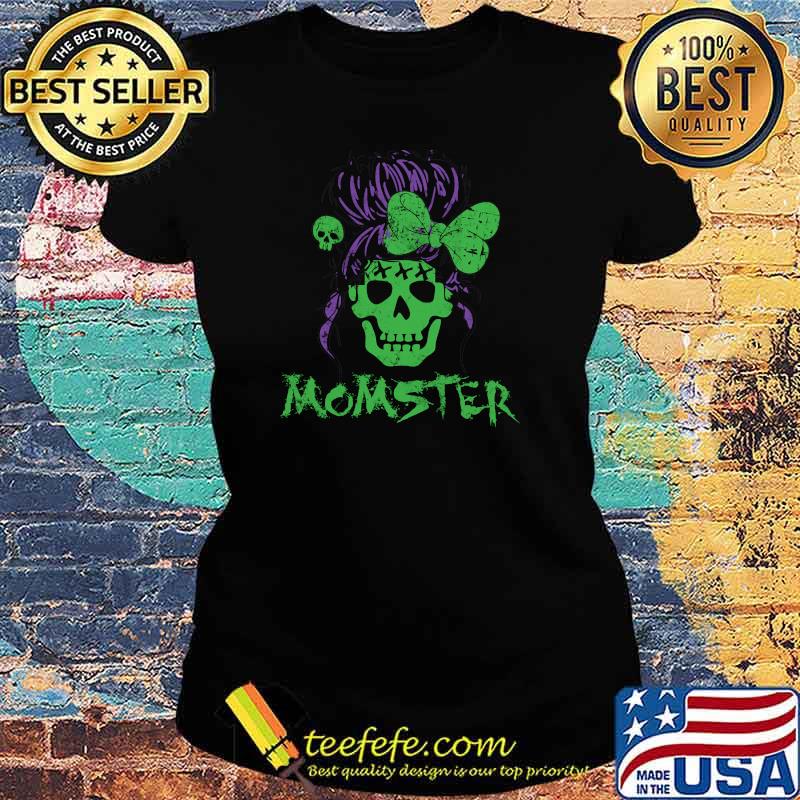 Momster Shirt For Women Retro Funny Horror Zombie Halloween T-s Ladies tee Momster Shirt For Women Retro Funny Horror Zombie Halloween T-s Ladies tee