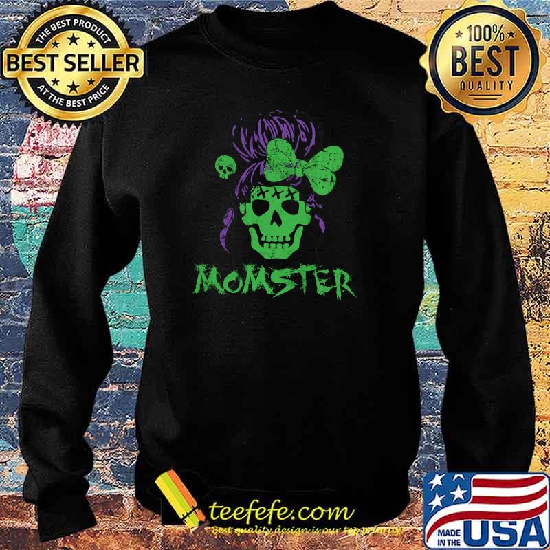 Momster Shirt For Women Retro Funny Horror Zombie Halloween T-s Sweater Momster Shirt For Women Retro Funny Horror Zombie Halloween T-s Sweater