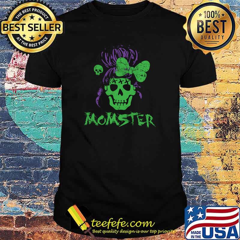 Momster Shirt For Women Retro Funny Horror Zombie Halloween T-shirt Momster Shirt For Women Retro Funny Horror Zombie Halloween T-shirt