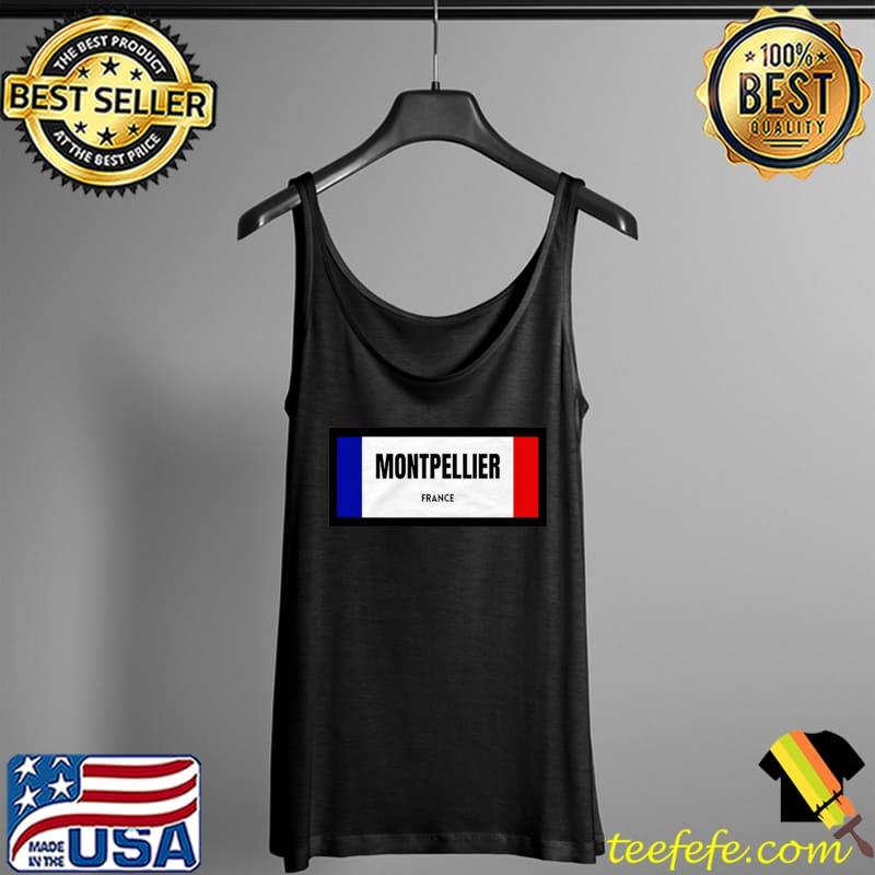 Montpellier city in French flag s Tank Top Montpellier city in French flag s Tank Top