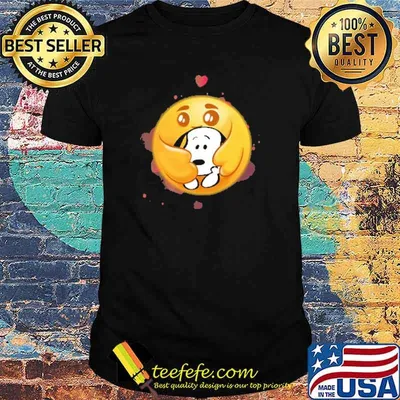 Moon hug snoopy shirt