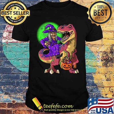 Moonlight T-Rex Witch Costume Halloween Kids Dinosaur Witch Sweatshirt