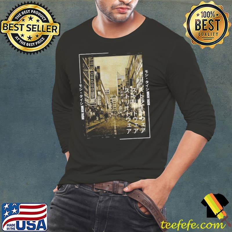 Moshi Taishi Lofi Tokyo Japanese Streetwear Aesthetic Graphic s Long Sleeve Tee Moshi Taishi Lofi Tokyo Japanese Streetwear Aesthetic Graphic s Long Sleeve Tee