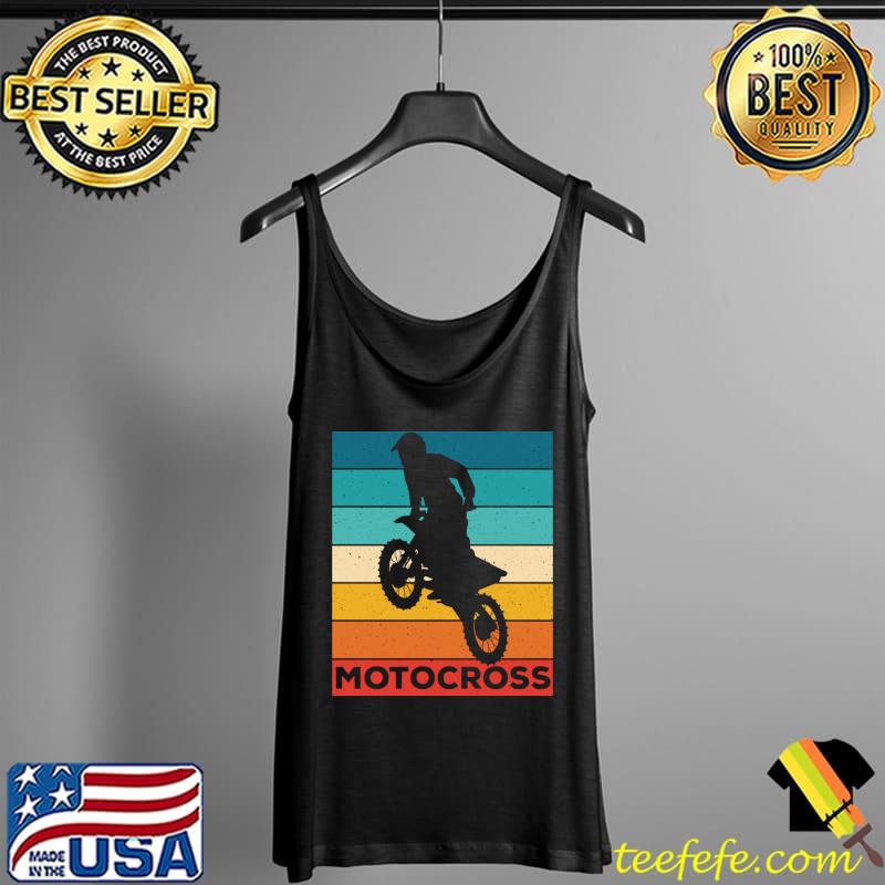 Motocross biker enduro supermoto vintage T-s Tank Top Motocross biker enduro supermoto vintage T-s Tank Top