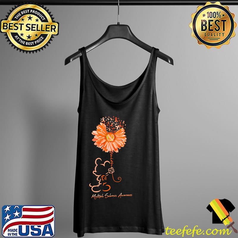 Multiple Sclerosis Awareness Flower Mickey Shirt Tank Top Multiple Sclerosis Awareness Flower Mickey Shirt Tank Top
