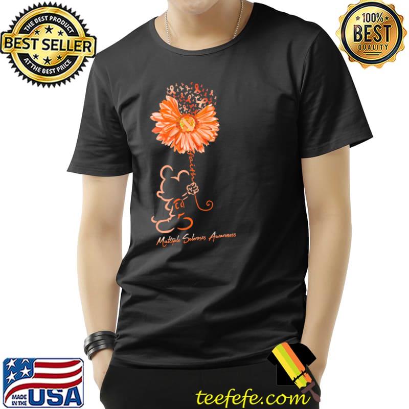 Multiple Sclerosis Awareness Flower Mickey Shirt Unisex Multiple Sclerosis Awareness Flower Mickey Shirt Unisex