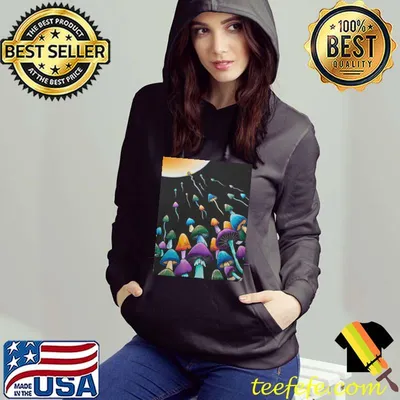 Mushroom Colorful Toxic Shirt