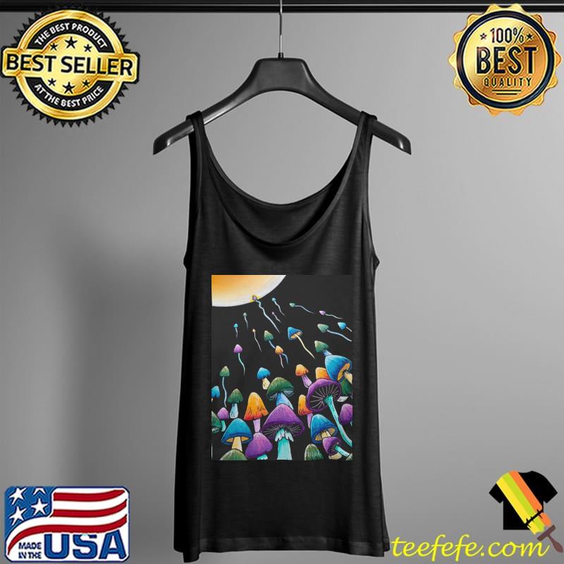 Mushroom Colorful Toxic Shirt Tank Top Mushroom Colorful Toxic Shirt Tank Top