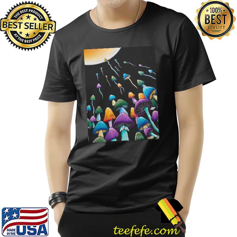 Mushroom Colorful Toxic Shirt Unisex Mushroom Colorful Toxic Shirt Unisex