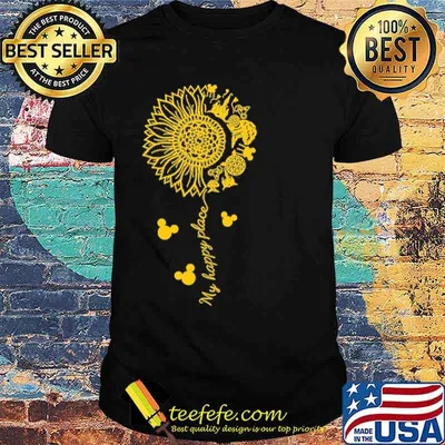 My Happy Place Sunflower Shirt
