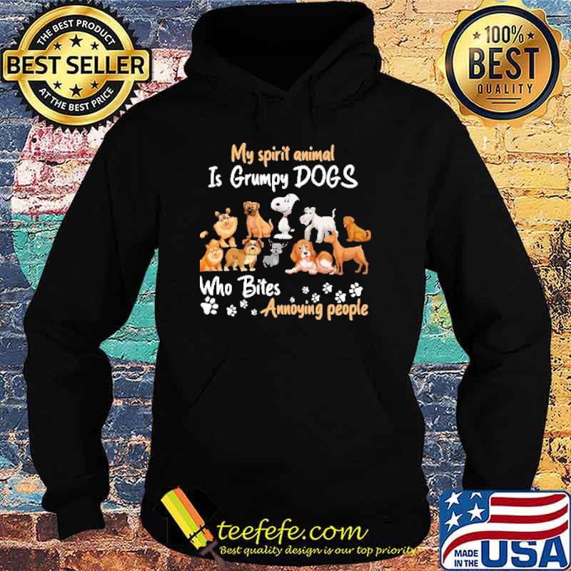 My Spirit Animal Is GRumpy Dogs Who Bites Annoying People Snoopy Shirt Hoodie My Spirit Animal Is GRumpy Dogs Who Bites Annoying People Snoopy Shirt Hoodie