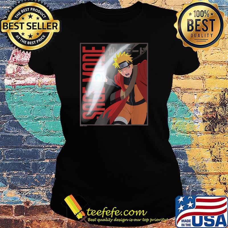 Naruto Shippuden Sage Mode Rasengan T-Shirt Ladies tee Naruto Shippuden Sage Mode Rasengan T-Shirt Ladies tee