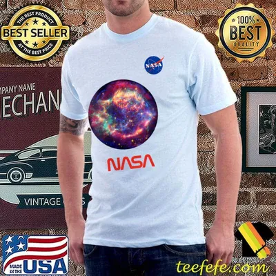NASA Drawing Space Art Design Fiery Observe Supernova Blast T-Shirt