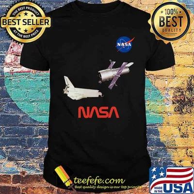 NASA Drawing Space Art Design Hubble Space Telescope History T-shirt