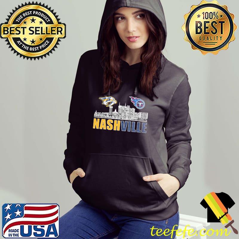 Nashville Predators Tennessee Titans Nash Viile Shirt Nashville Predators Tennessee Titans Nash Viile Shirt