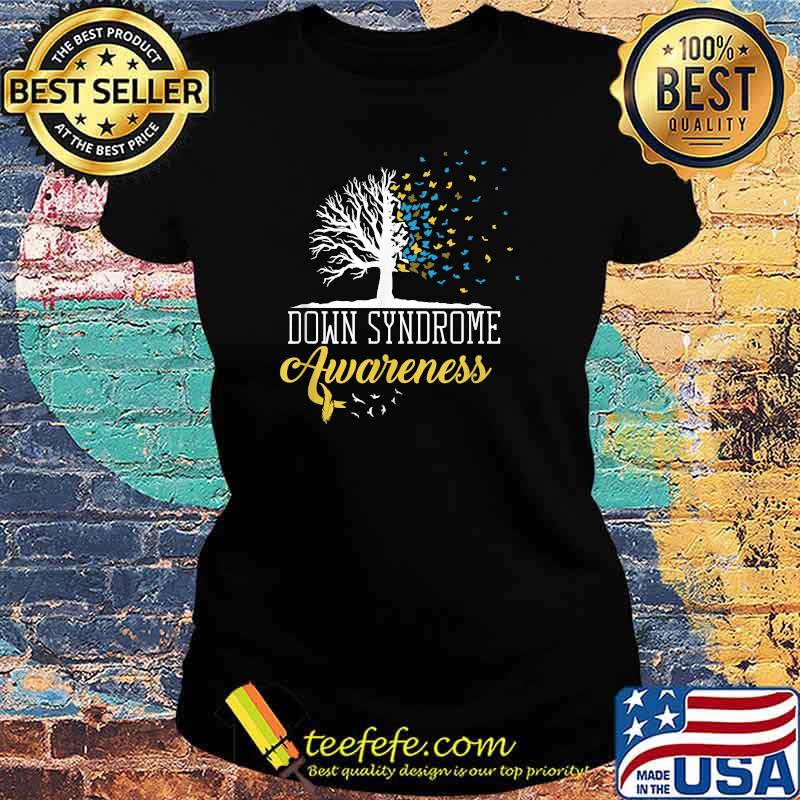 National Down Syndrome Awareness Month Vintage Butterfly T-Shirt Ladies tee National Down Syndrome Awareness Month Vintage Butterfly T-Shirt Ladies tee