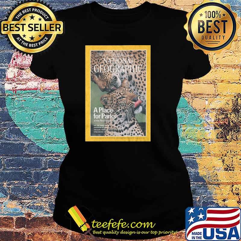 National Geographic A Place For Parks Leopards T-Shirt Ladies tee National Geographic A Place For Parks Leopards T-Shirt Ladies tee