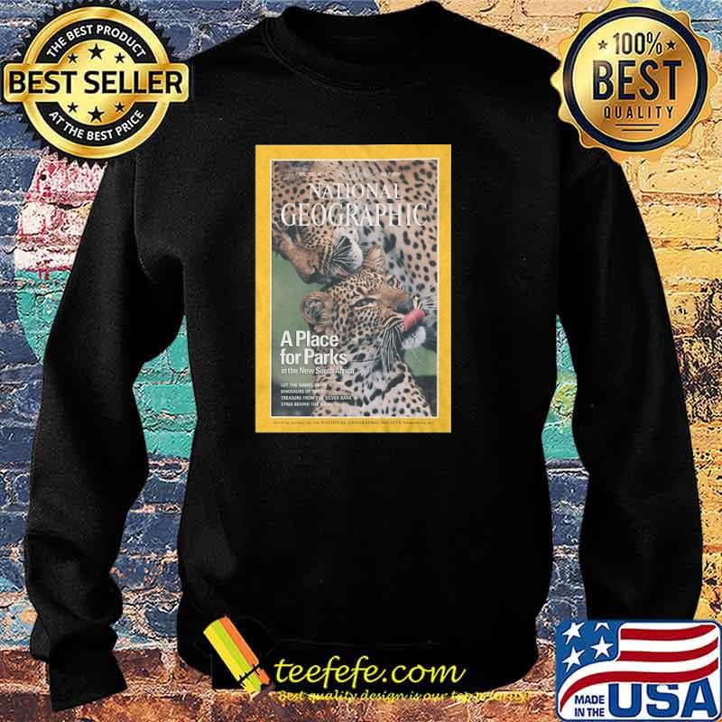 National Geographic A Place For Parks Leopards T-Shirt Sweater National Geographic A Place For Parks Leopards T-Shirt Sweater
