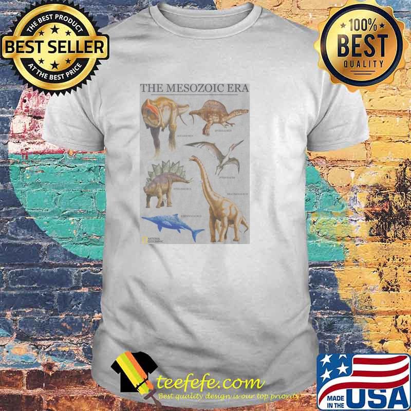 National Geographic The Mesozoic Era Dinosaur Shirt