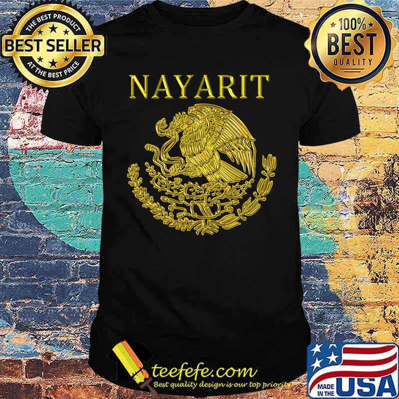 Nayarit Mexican Escudo Mexicano camisa Mexico Shirt Nayarit Mexican Escudo Mexicano camisa Mexico Shirt