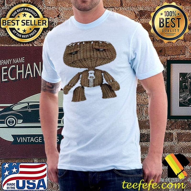 NECA Little Big Planet Sad Sackboy Action Figure Shirt