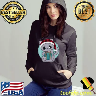 Neko Cat Kitten Chibi Anime Kawaii Cute Christmas Vaporwave T Shirt
