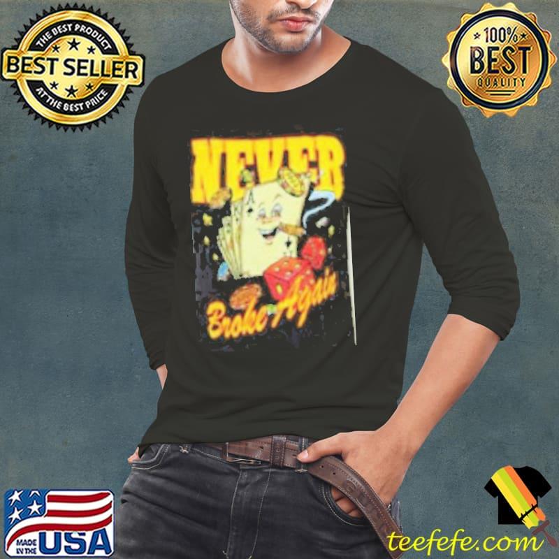 Never Broke Again Casino Shirt Long Sleeve Tee Never Broke Again Casino Shirt Long Sleeve Tee