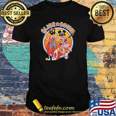 New Alice Bowie Cheech And Chong Fictional Music Group Men'S shirt