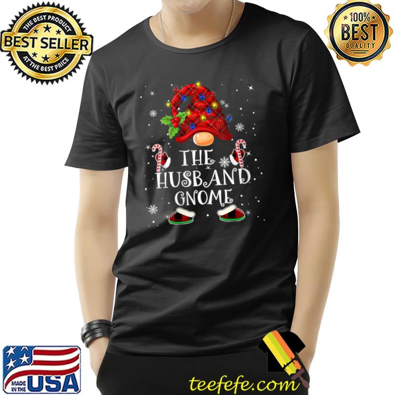 Nice husband Gnome Buffalo Plaid Christmas Tree Light T-Shirt Unisex Nice husband Gnome Buffalo Plaid Christmas Tree Light T-Shirt Unisex