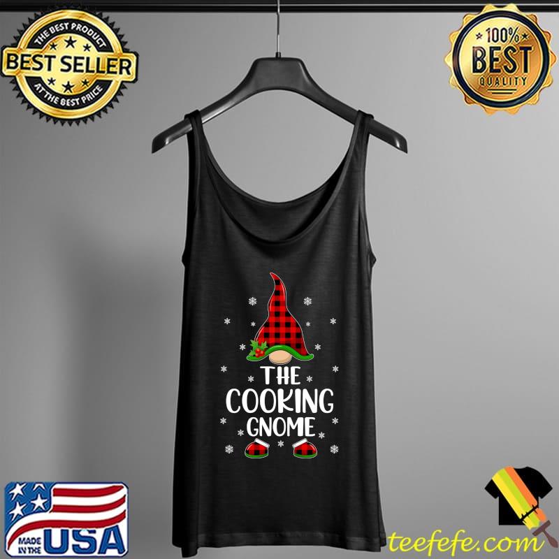 Nice red Buffalo Plaid Matching The Cooking Gnome Christmas T-s Tank Top Nice red Buffalo Plaid Matching The Cooking Gnome Christmas T-s Tank Top