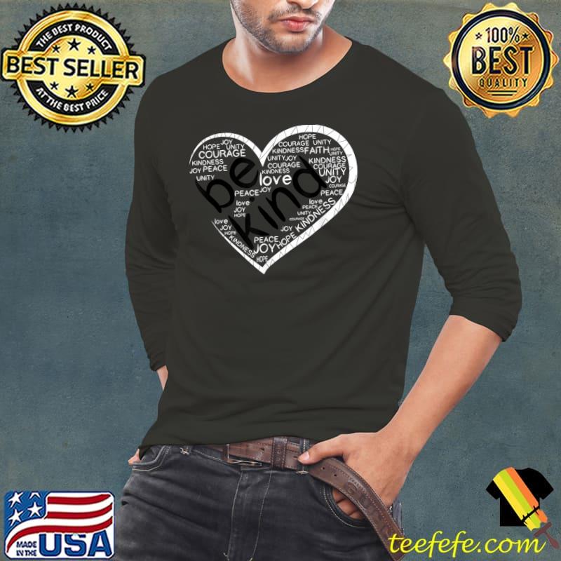 Nice unity Day Orange Shirt Heart Be Kind Anti Bullying Gift T-Shirt Long Sleeve Tee Nice unity Day Orange Shirt Heart Be Kind Anti Bullying Gift T-Shirt Long Sleeve Tee