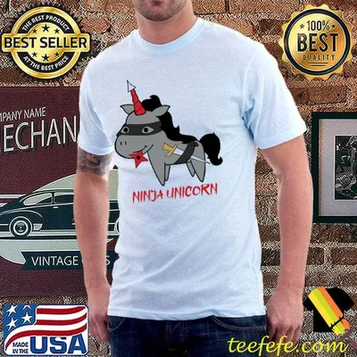 Ninja Unicorn Vintage Shirt