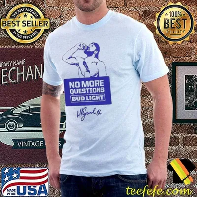 No More Questions Bud Light Nikita Kucherov Tampa Bay Signature Shirt