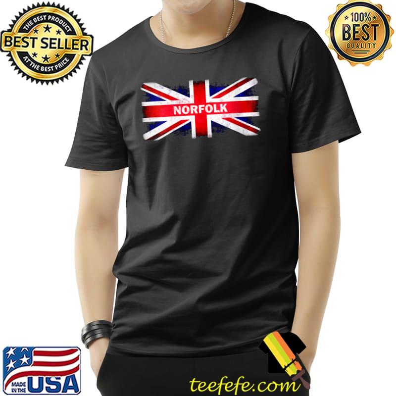 Norfolk County England UK British Flag T-Shirt Unisex Norfolk County England UK British Flag T-Shirt Unisex