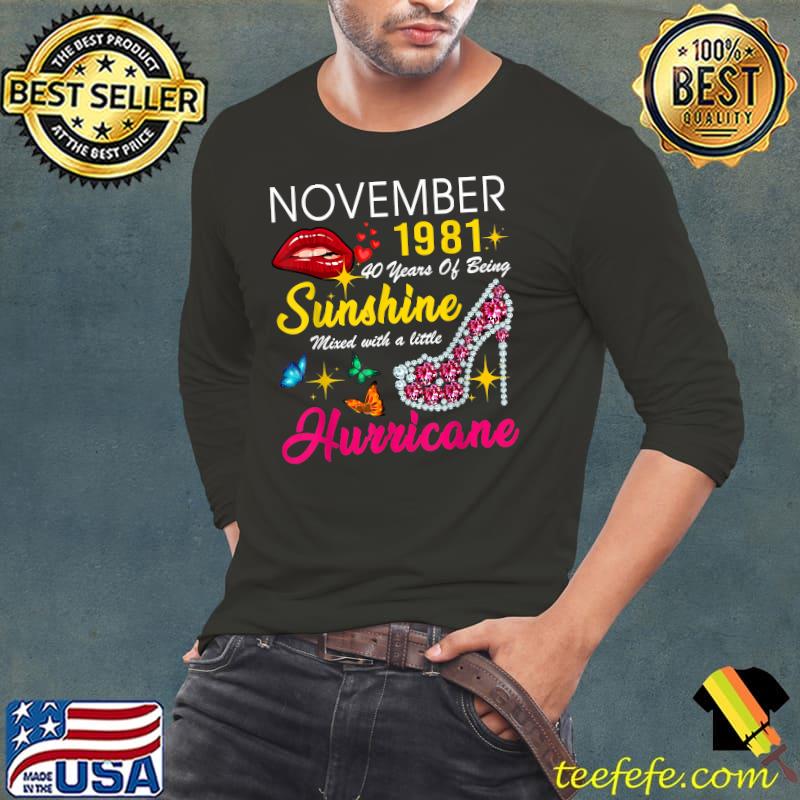 November 1981 40 Years Of Being Sunshine 40th Birthday Women T-Shirt