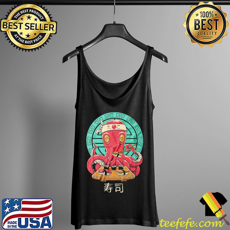 Octopus eat sushi kimpap s Tank Top Octopus eat sushi kimpap s Tank Top