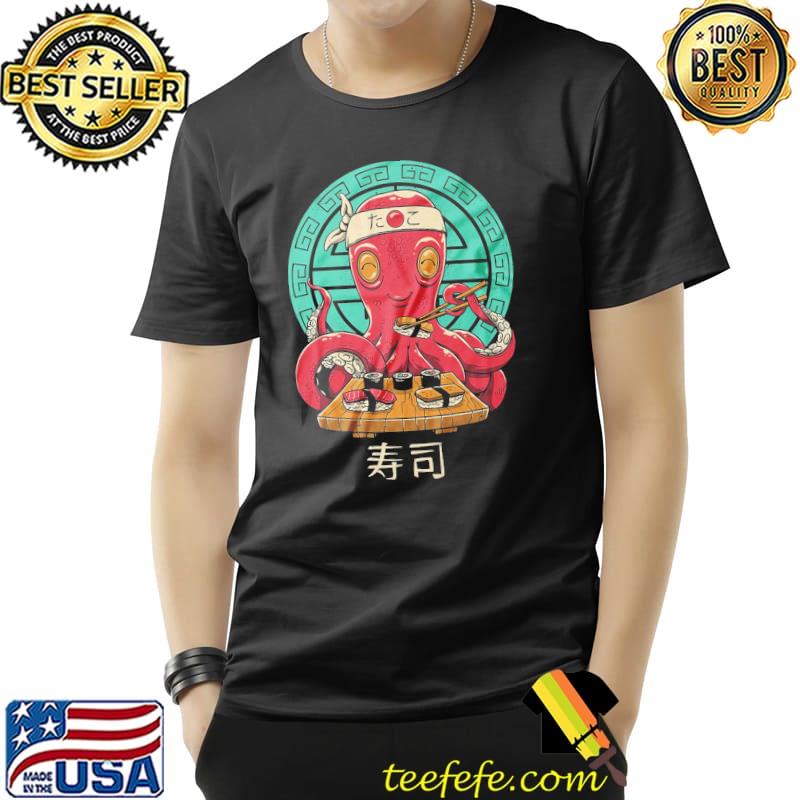 Octopus eat sushi kimpap shirt Octopus eat sushi kimpap shirt