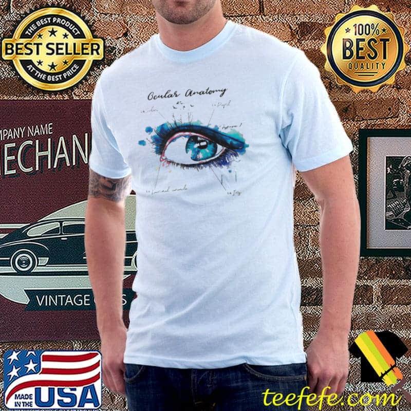 Ocular anatomy eye shirt