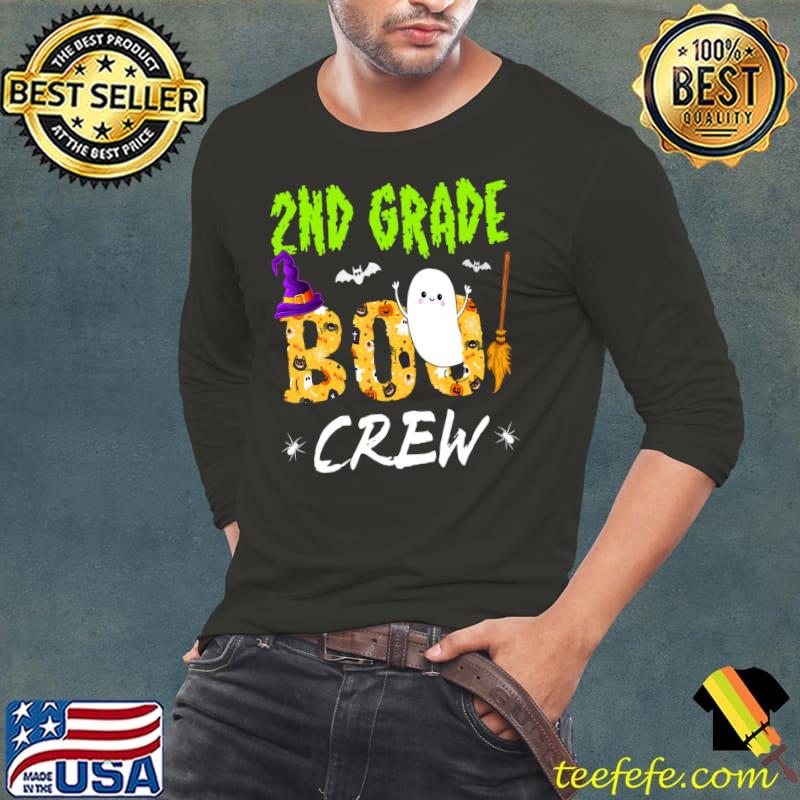 Official 2nd Grade Boo Crew Teacher Funny Halloween Costume T-Shirt Official 2nd Grade Boo Crew Teacher Funny Halloween Costume T-Shirt