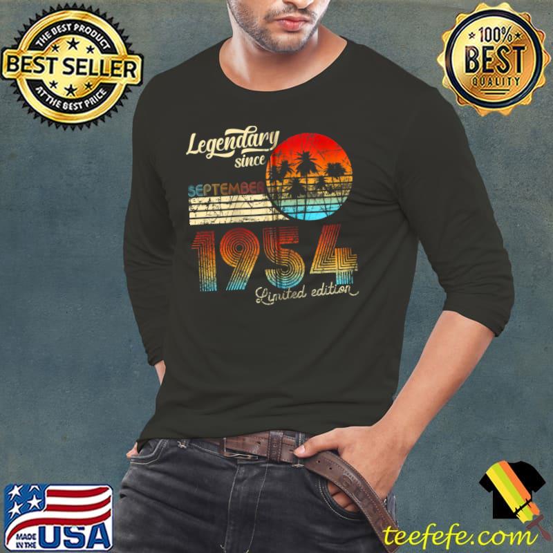 Official 70. Birthday Legendary Since September 1953 T-shirt