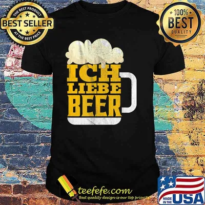 Oktoberfest Ich Liebe Beer Retro T-Shirt
