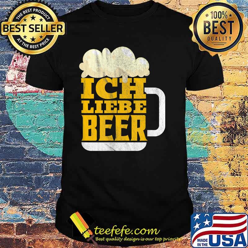 Oktoberfest Ich Liebe Beer Retro T-Shirt