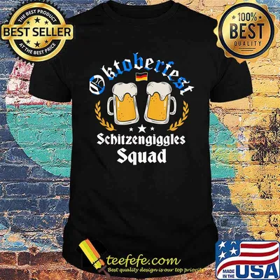 Oktoberfest Schitzengiggles Squad 2021 Beer T-Shirt